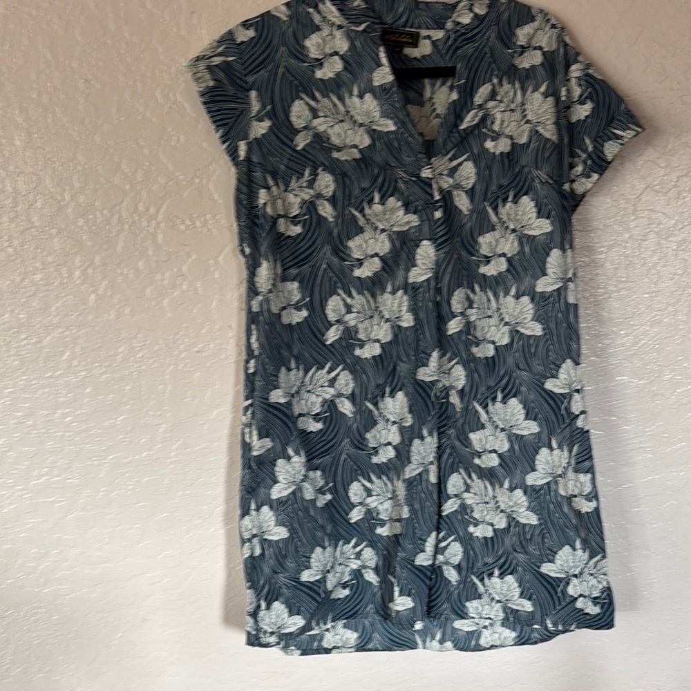 Floral Blue Dress